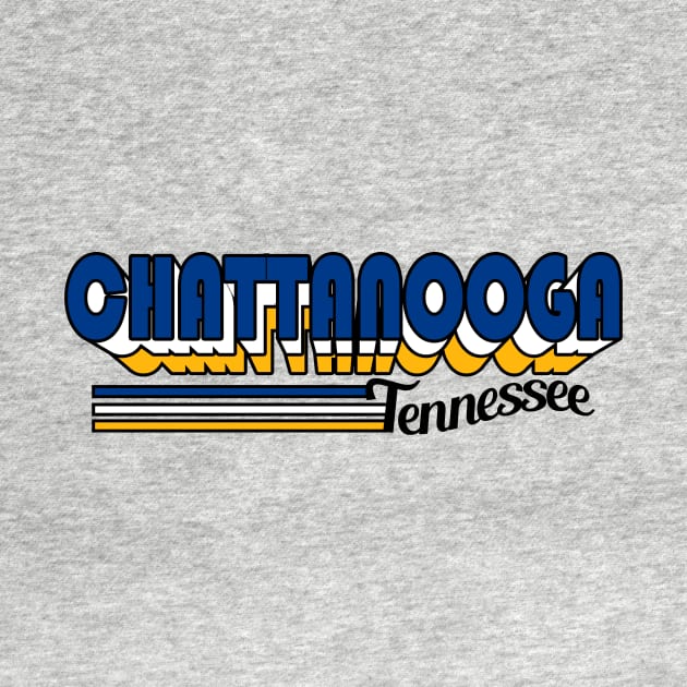 Chattanooga - Retro by BigOrangeShirtShop